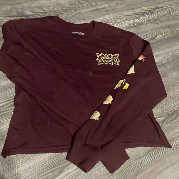 Nickelodeon Rugrats longsleeve crop top- Size S - Picture 1 of 8